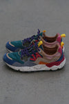 Flower Mountain/YAMANO 3 Hiking Shoes Series FM-FM63666-QLHLH (Teal Green/Lake Blue/Gray) (FM63568)